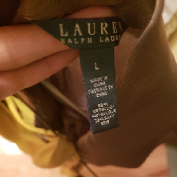 Ralph Lauren shimmery sleeveless blouse - Picture 6 of 6